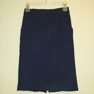 A New Day black bluish pencil skirt with pockets 2